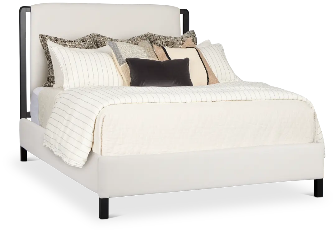 Highland Black Uph Panel Bed Highland Black Uph Panel Bed