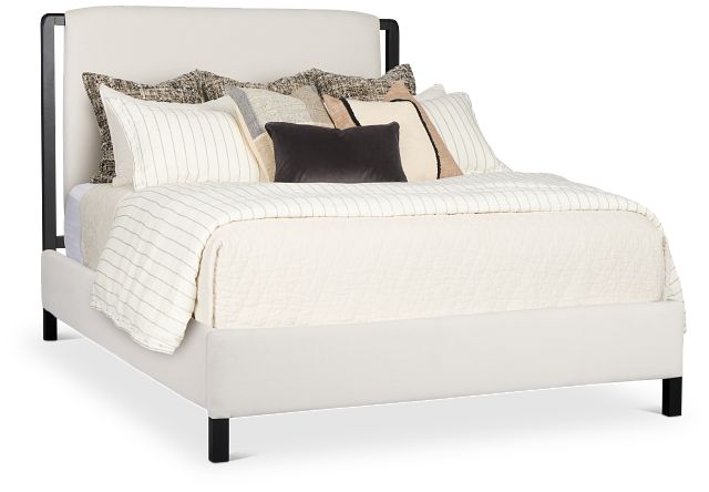 Highland Black Uph Panel Bed