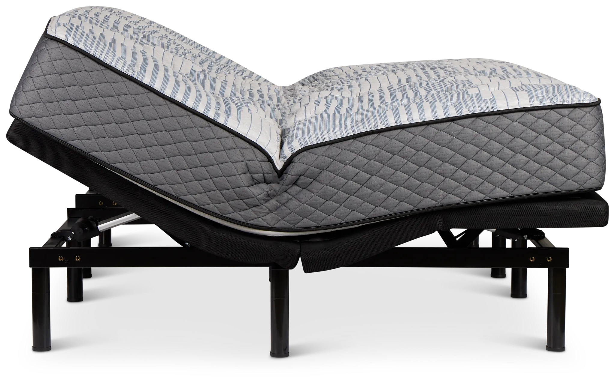 Kevin Charles By Sealy Signature Medium Plus Adjustable Mattress Set