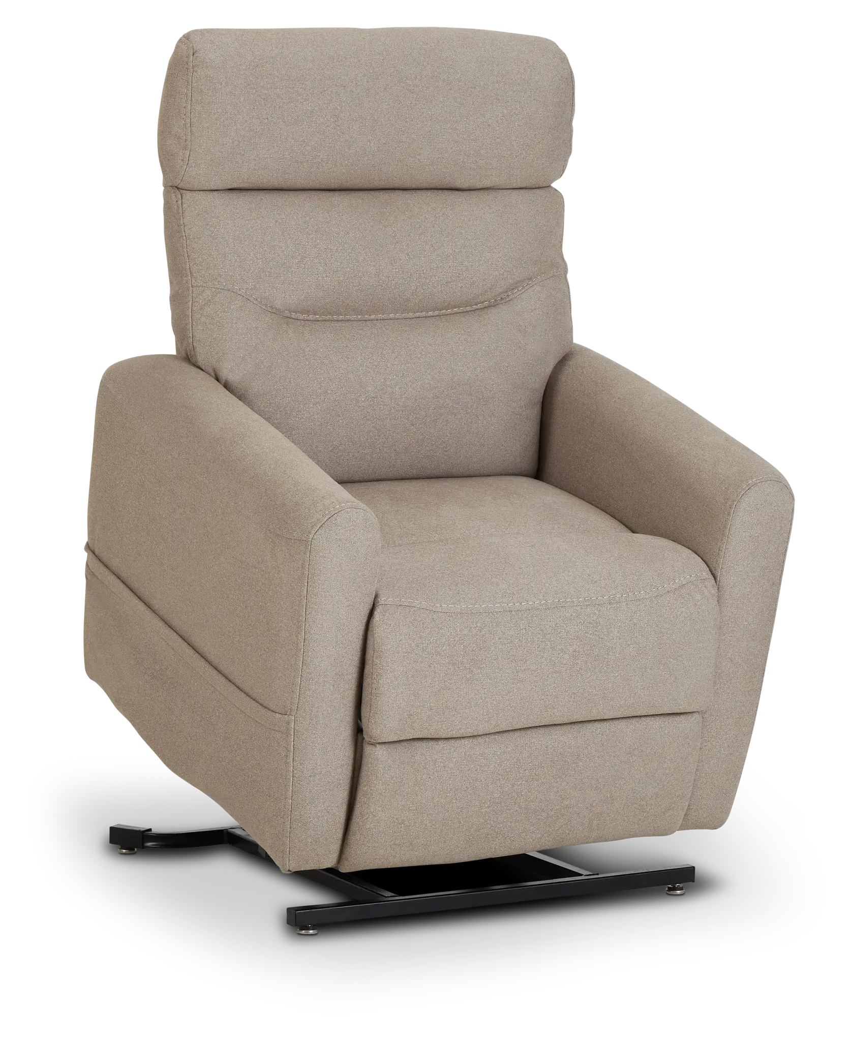 Canton Beige Fabric Power Lift Recliner Canton Beige Fabric Power Lift Recliner