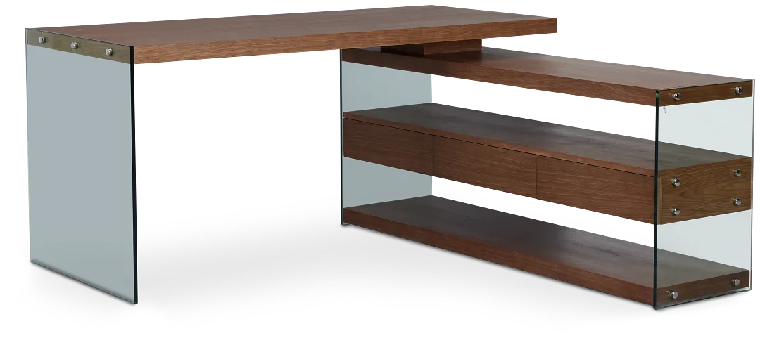 Olympia Mid Tone Large L Desk