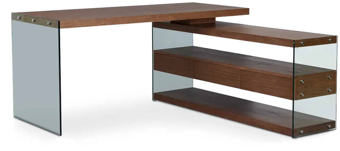 Olympia Mid Tone Large L Desk Olympia Mid Tone Large L Desk