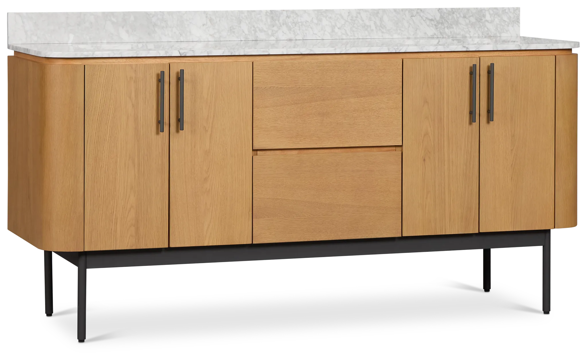 Nomad Light Tone 72" Double Bathroom Vanity