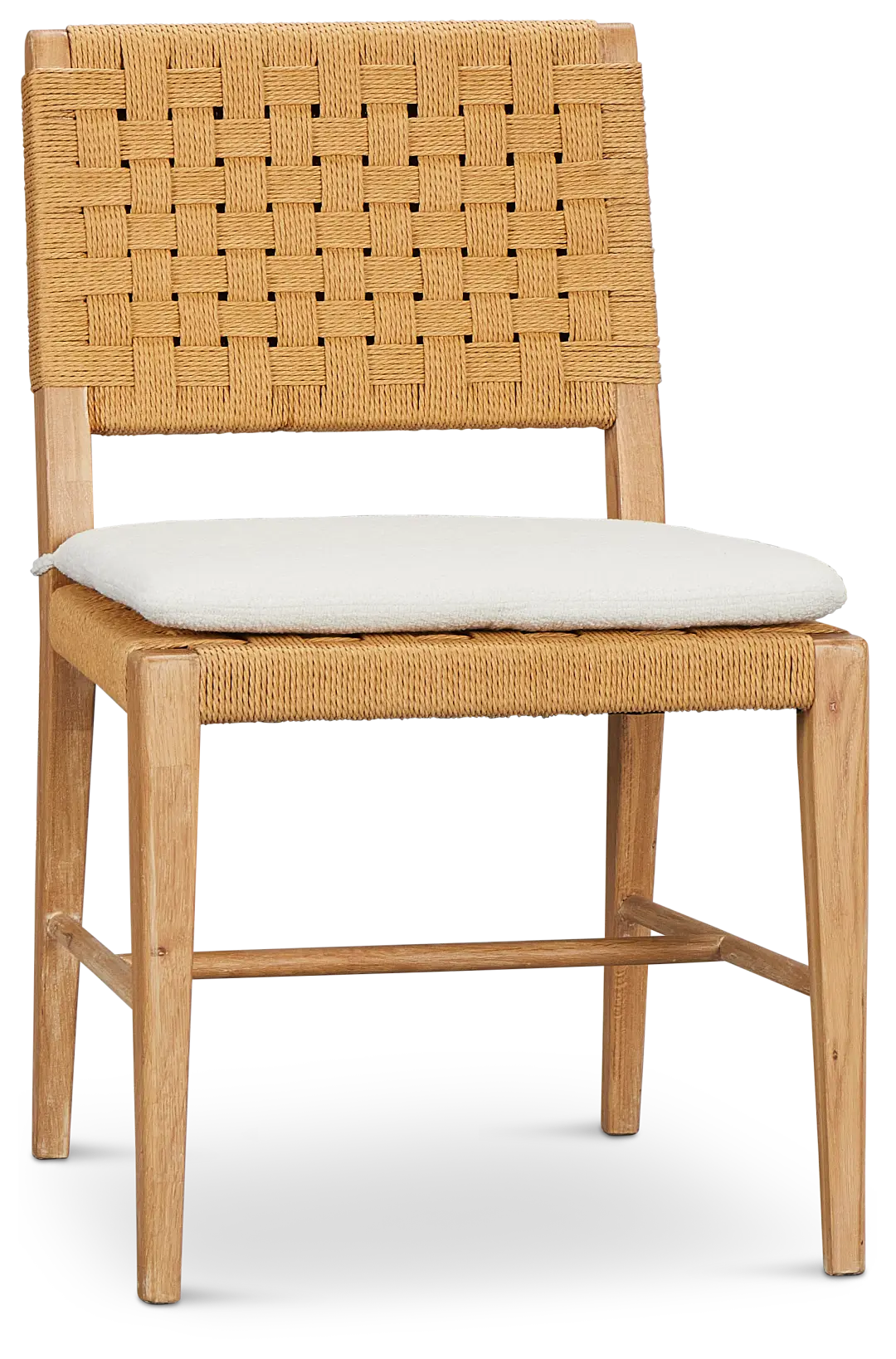 Malibu Light Tone Woven Upholstered Side Chair Malibu Light Tone Woven Upholstered Side Chair