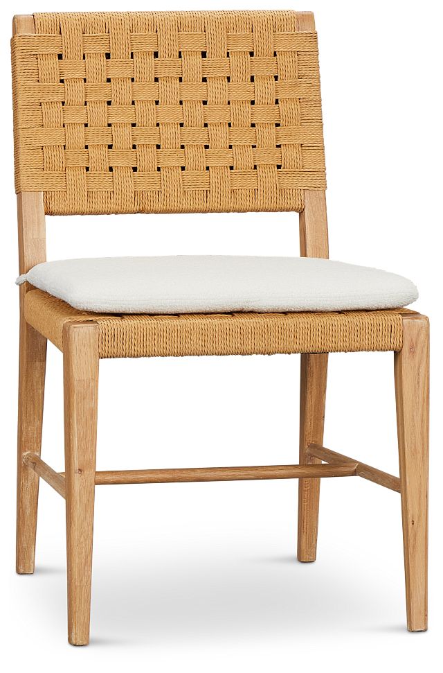 Malibu Light Tone Woven Side Chair