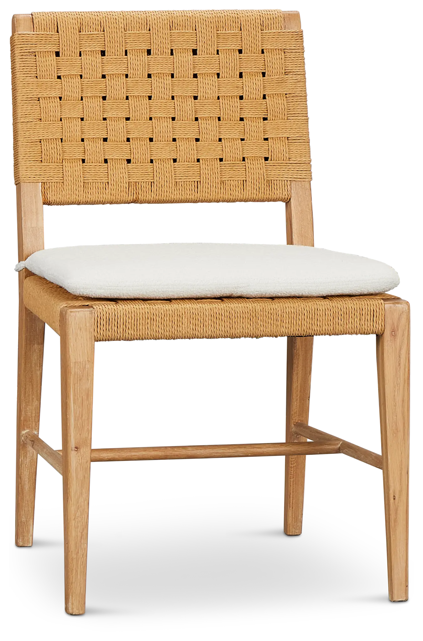 Malibu Light Tone Woven Upholstered Side Chair Malibu Light Tone Woven Upholstered Side Chair