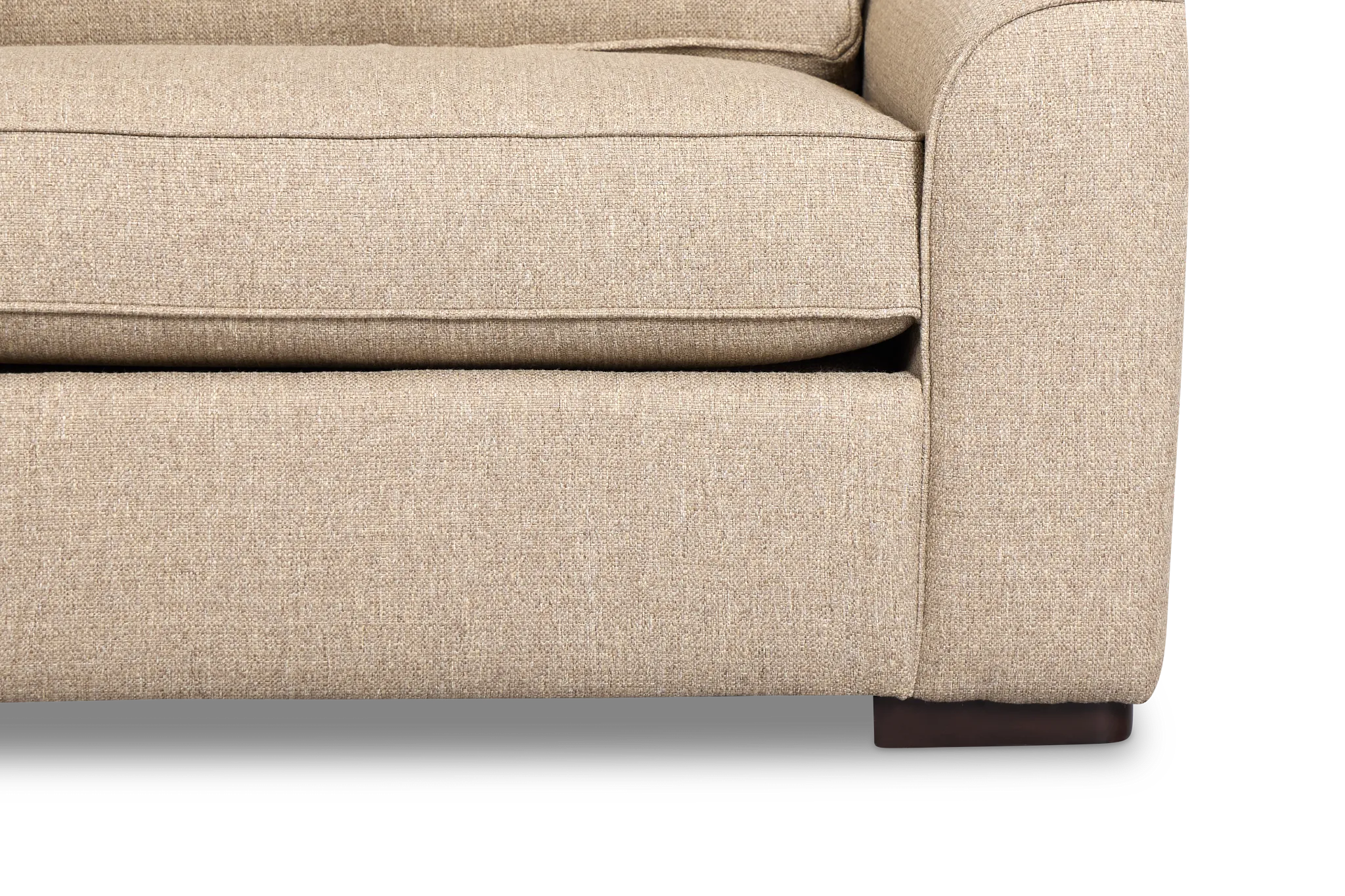 Sinclair Brown Fabric Memory Foam Sleeper