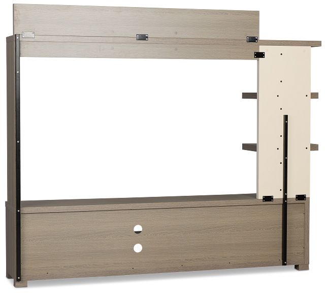 Evanston Gray Entertainment Wall