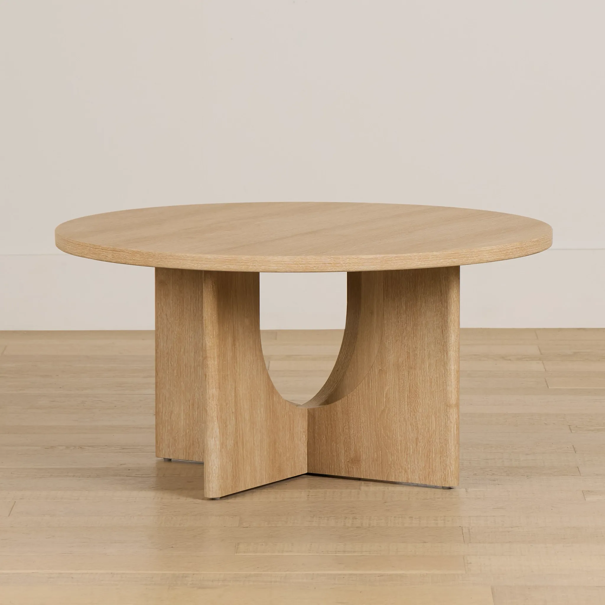 Lyndie Light Tone Round Coffee Table