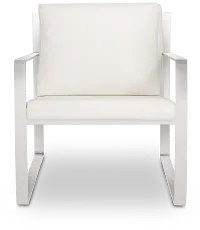 Roslin White Uph Accent Chair