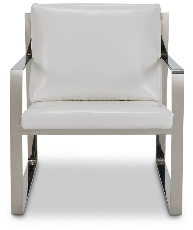 Roslin White Uph Accent Chair