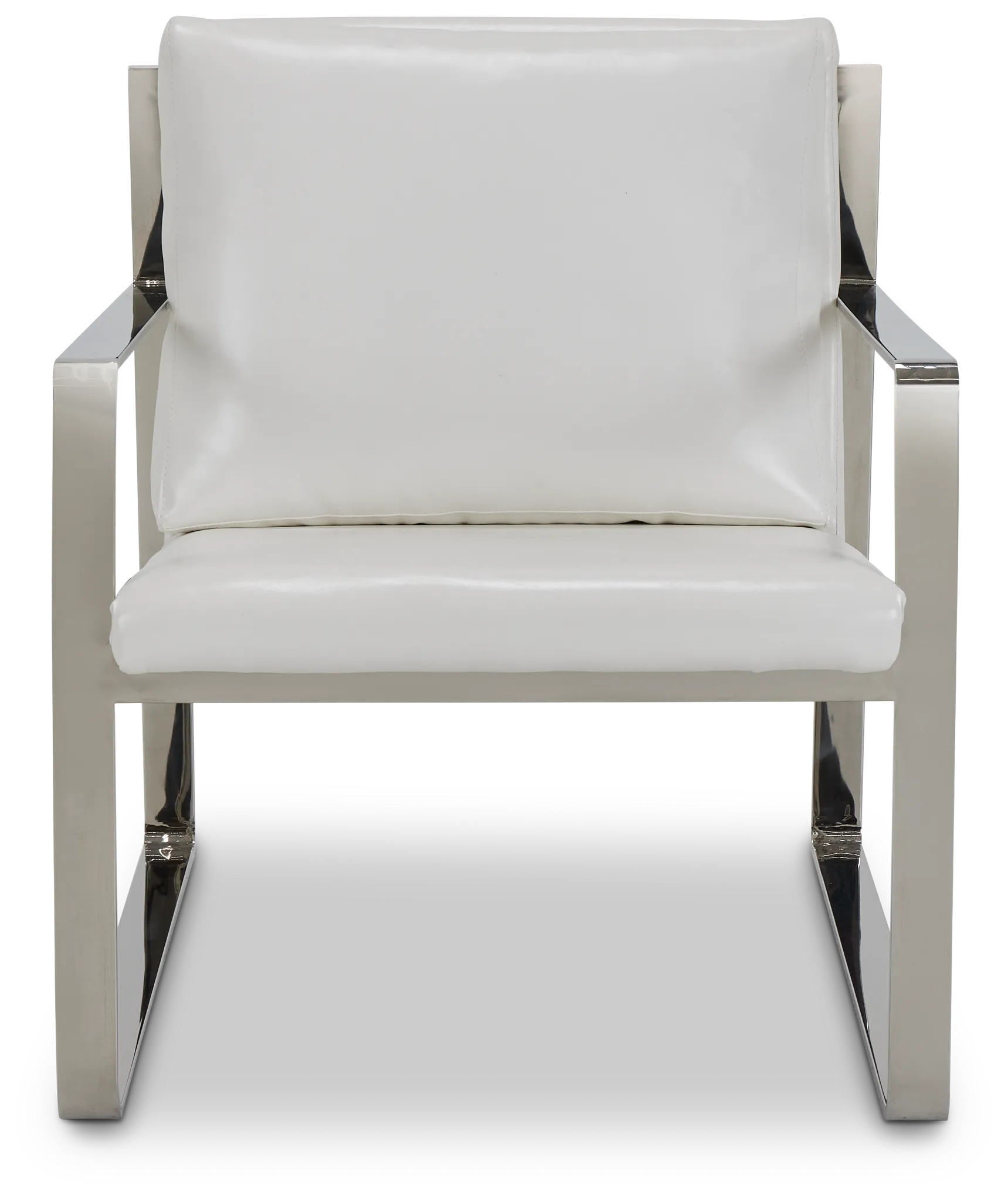 Roslin White Uph Accent Chair