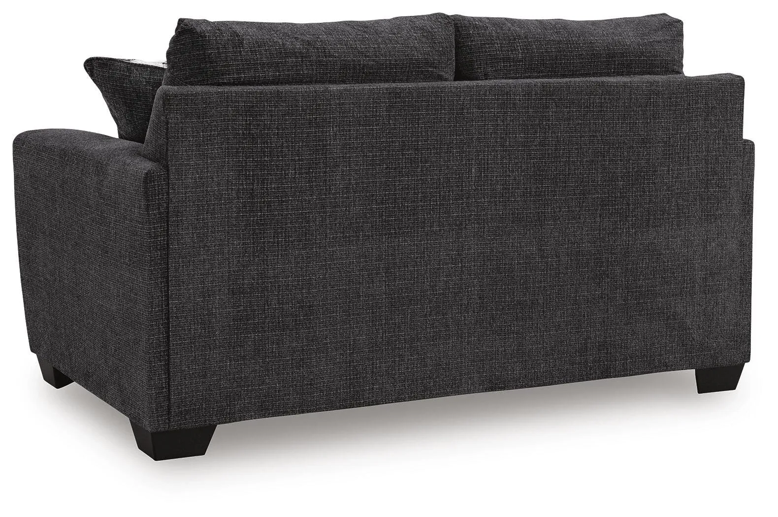 Loreo Dark Gray Micro Loveseat