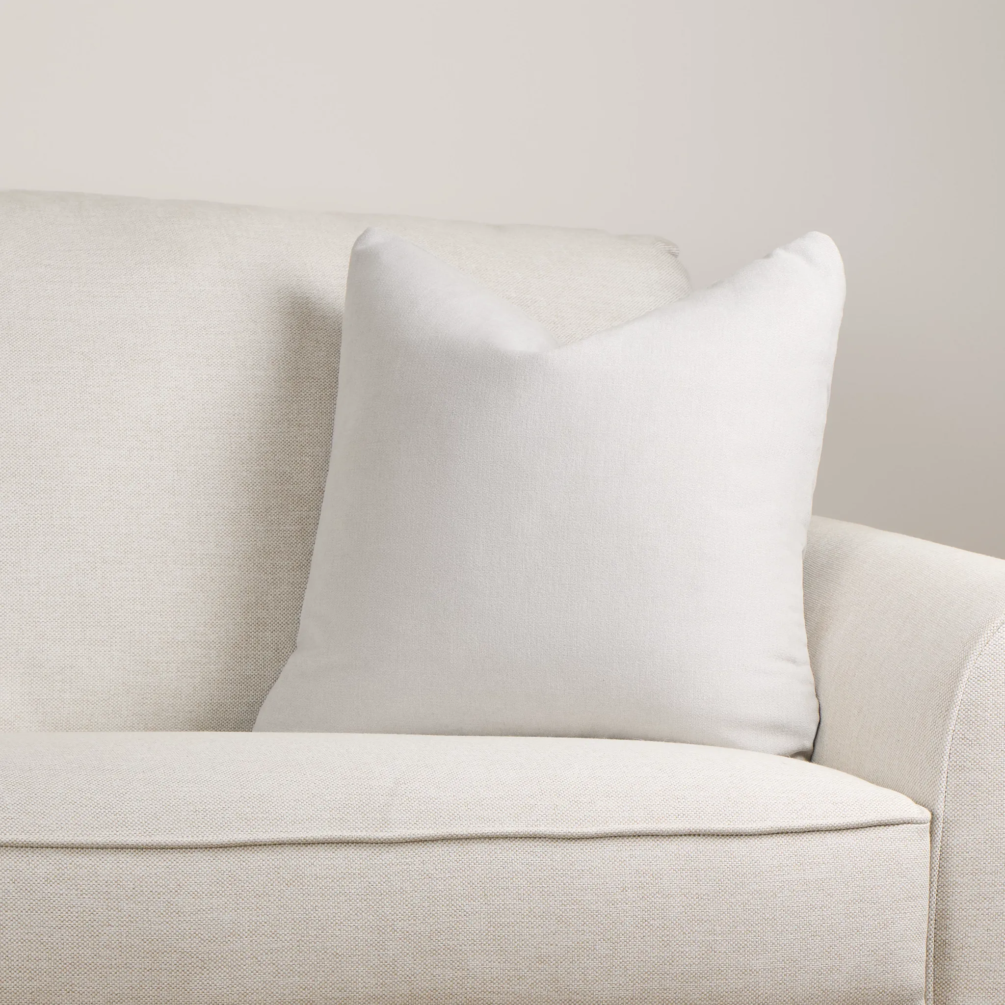 Citymod Light Gray Fabric 20" Accent Pillow