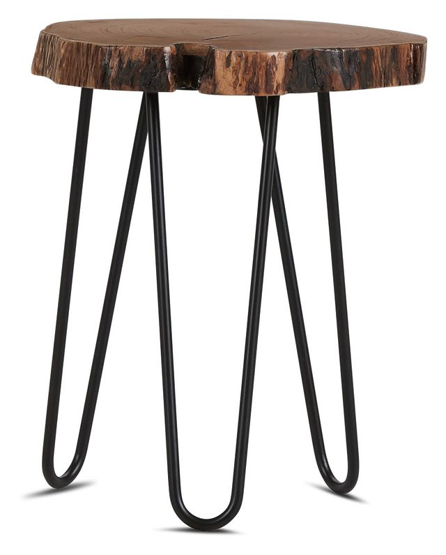 Edie Wood Accent Table (1)