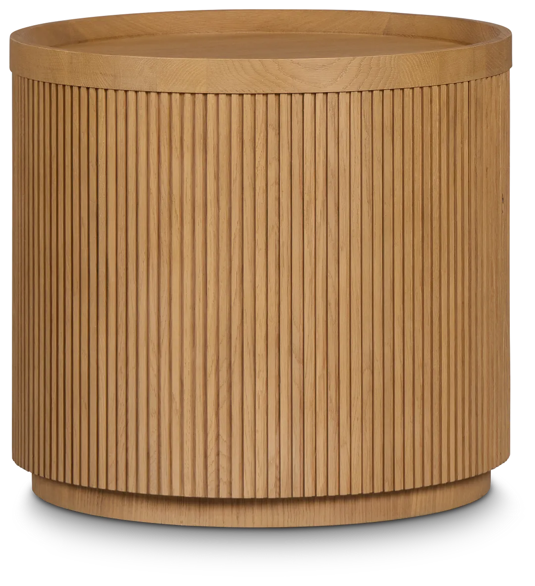 Gables Light Tone Round End Table