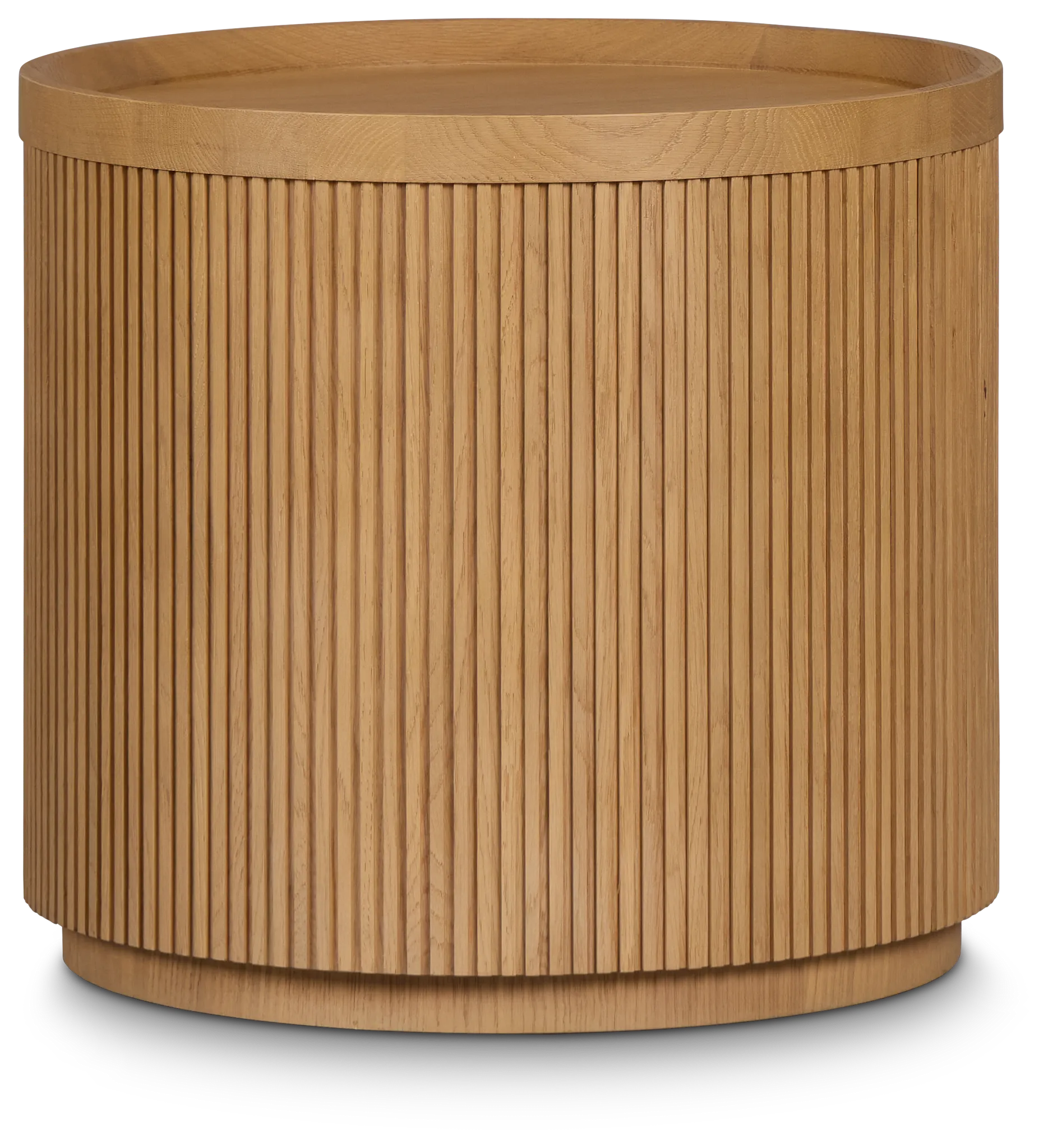 Gables Light Tone Round End Table