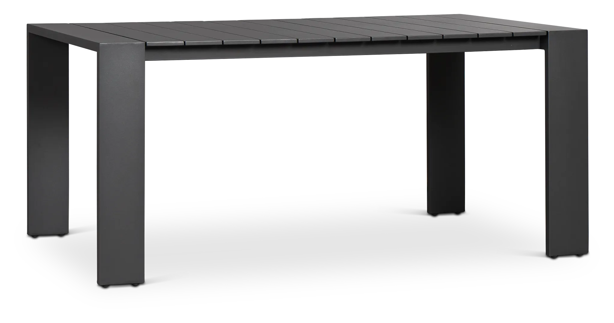 Sunrise Dark Gray 65" Rectangular Table