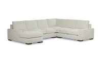 Edgewater Lucy Light Beige Medium Left Chaise Sectional