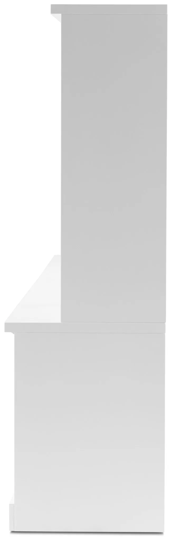 Newport White Large Door Entertainment Wall