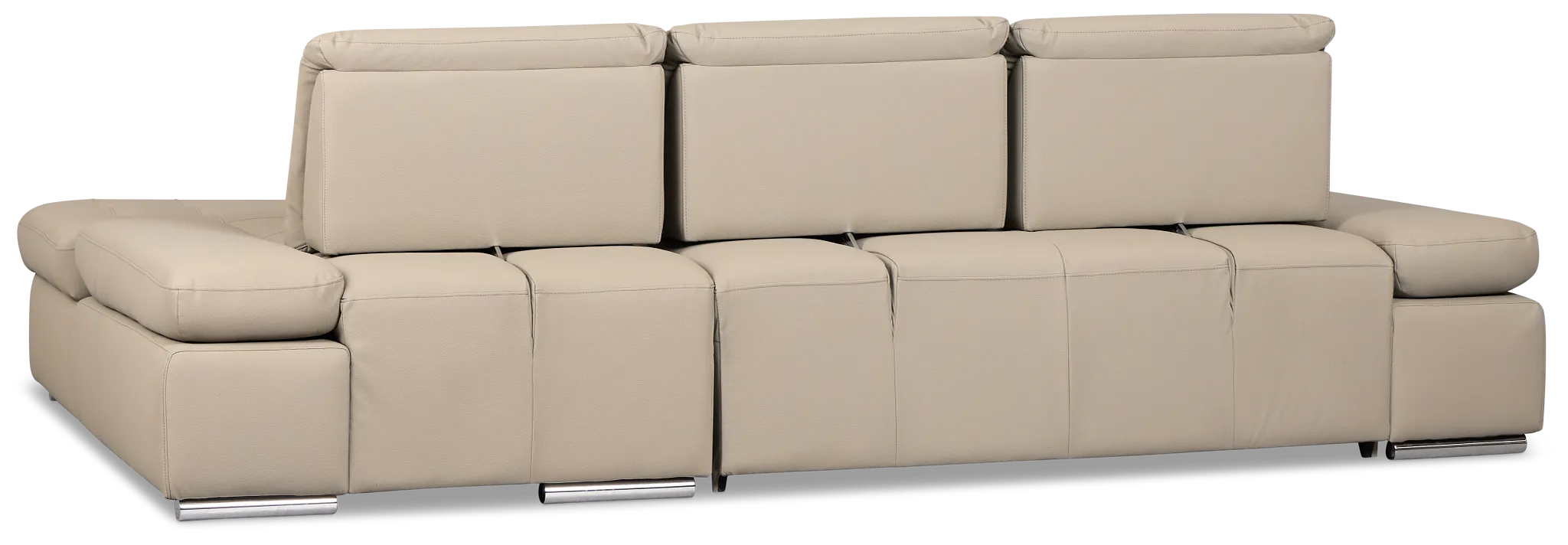 Eden Gray Micro Right Chaise Sleeper Sectional