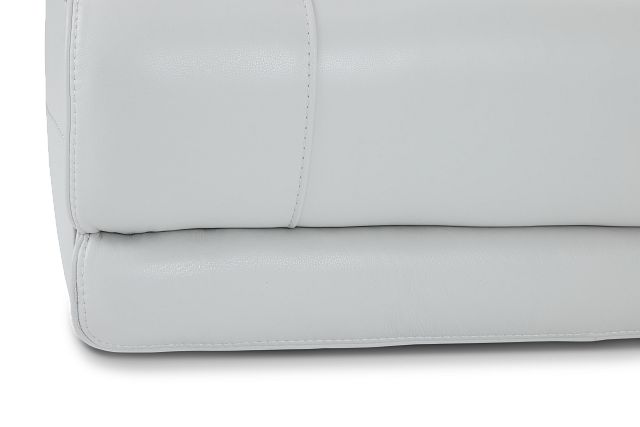 Reign Gray Lthr/vinyl Small Two-arm Power Reclining Sectional