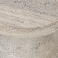 Four Hands Odeon Light Gray Concrete Round End Table