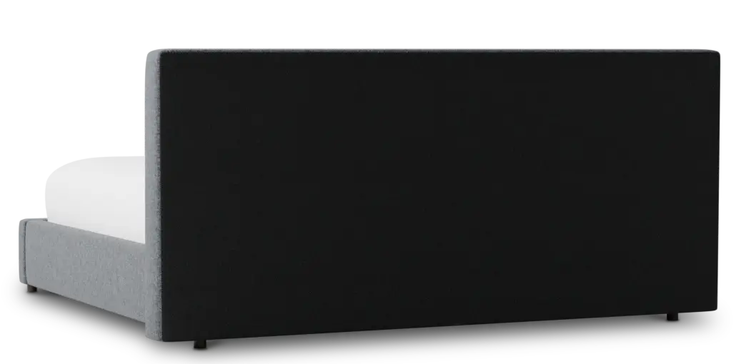 Gayton Elavation Gray 44" Upholstered Platform Bed Gayton Elavation Gray 44" Upholstered Platform Bed