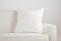 Reign White 22" Accent Pillow