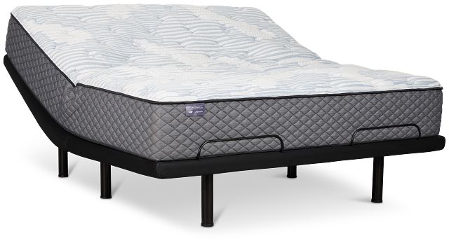 Kevin Charles By Sealy Signature Medium Plus Adjustable Mattress Set