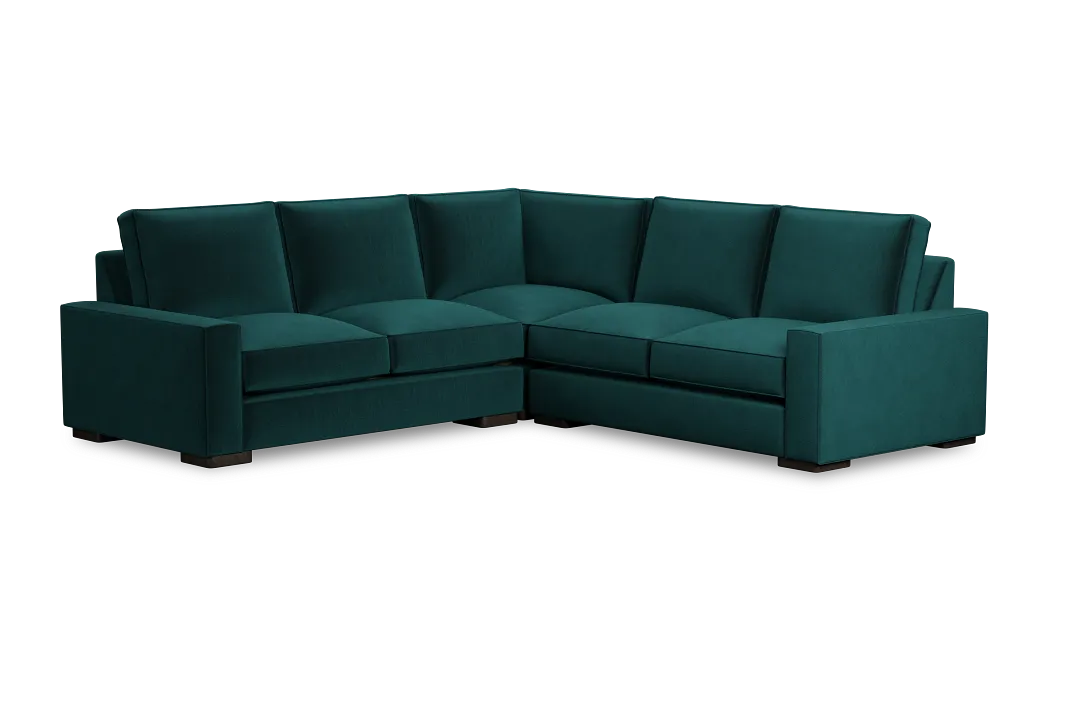Edgewater Joya Teal Small Two-arm Sectional