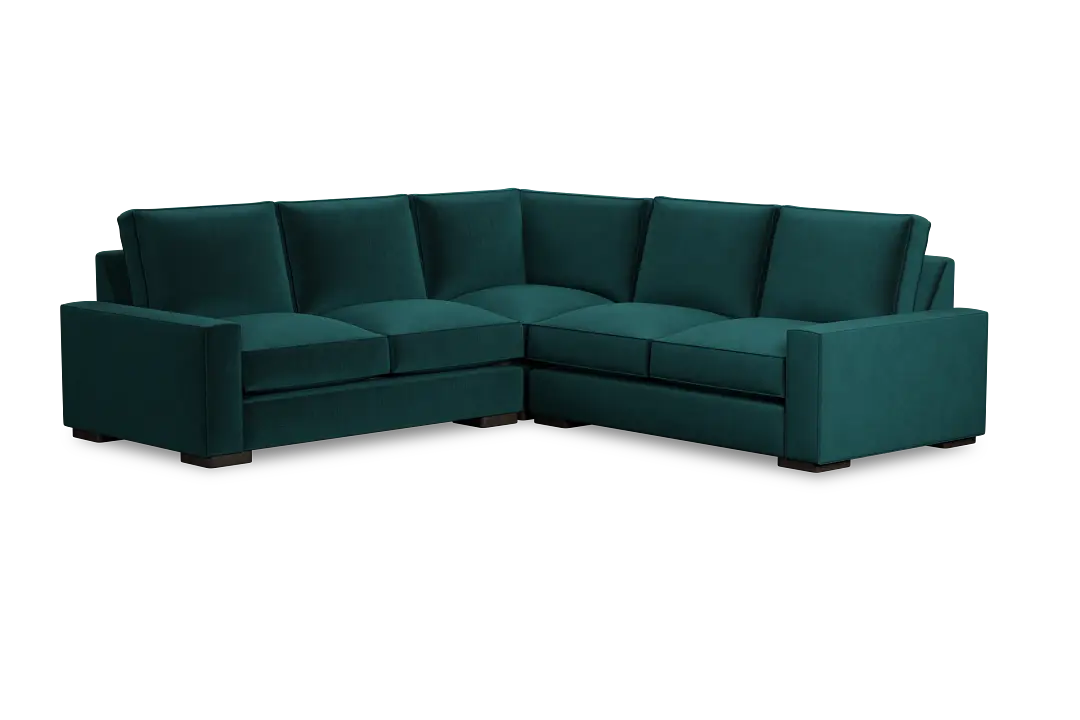 Edgewater Joya Teal Small Two-arm Sectional Edgewater Joya Teal Small Two-arm Sectional
