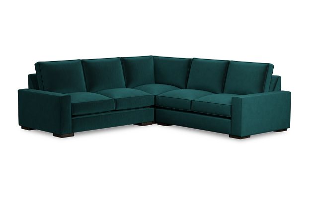 Edgewater Joya Teal Small Two-arm Sectional