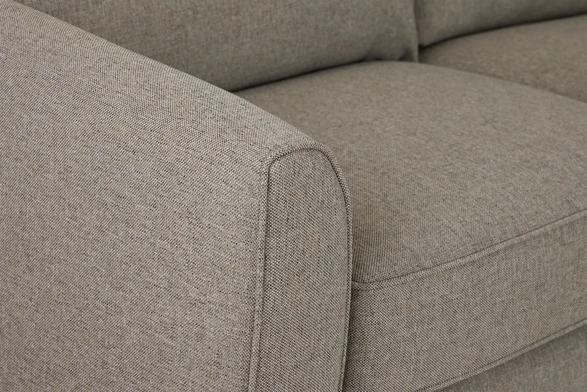 Asheville Brown Fabric Small Right Chaise Sectional Asheville Brown Fabric Small Right Chaise Sectional