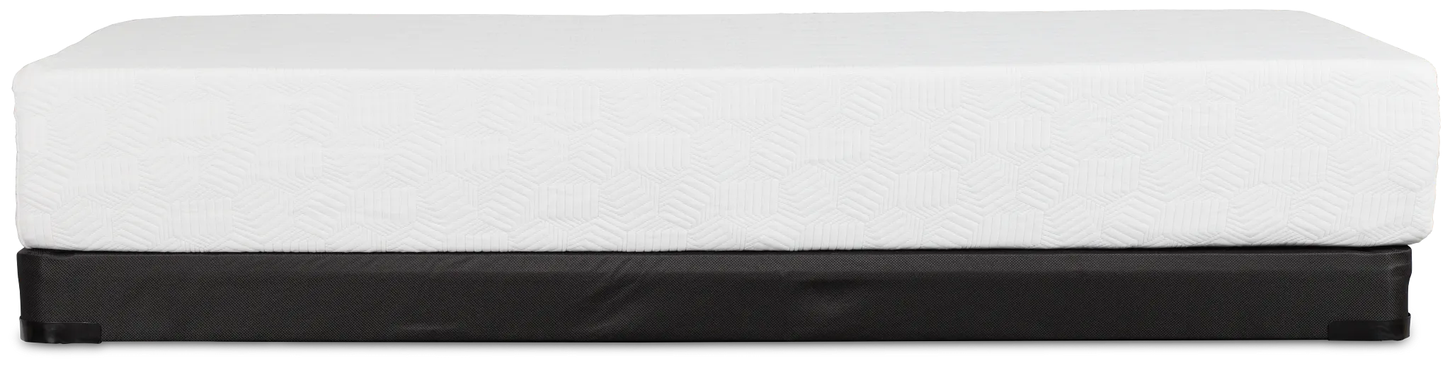 Rest & Renew By Zinus Gel Memory Foam Mattress 10" Cush Firm Low-profile Mattress Set