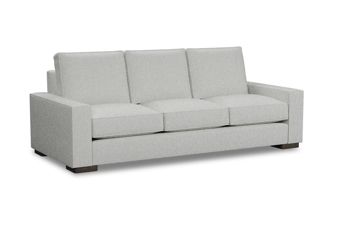 Edgewater Revenue White 96" Sofa W/ 3 Cushions