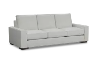 Edgewater Revenue White 96" Sofa W/ 3 Cushions