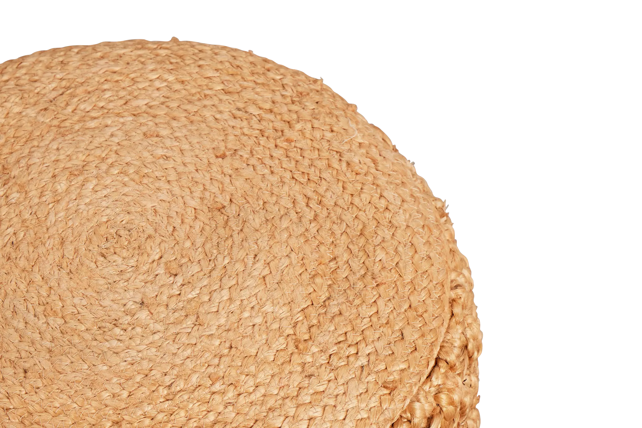 Hari Light Brown Round Accent Pouf Hari Light Brown Round Accent Pouf