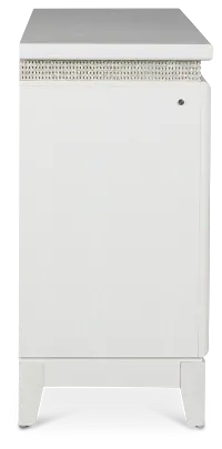 Alessandria White Lighted Dresser