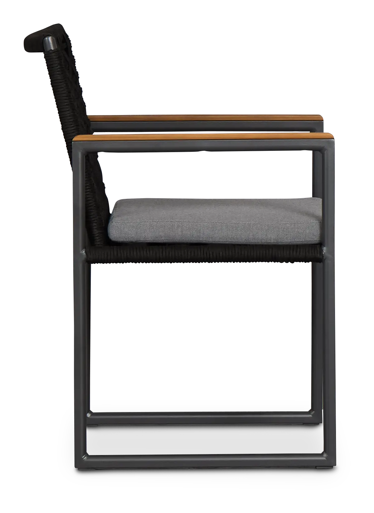 Sunrise Dark Gray Teak Arm Chair Sunrise Dark Gray Teak Arm Chair