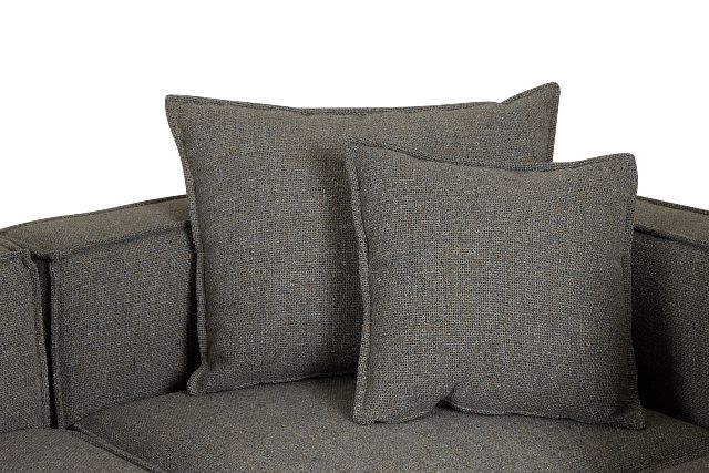 Tatum Gray Fabric 6-piece Modular Sectional