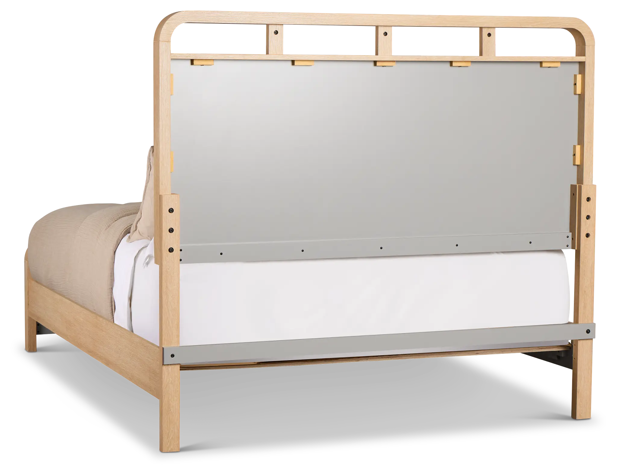 Lyndie Light Tone Panel Bed Lyndie Light Tone Panel Bed
