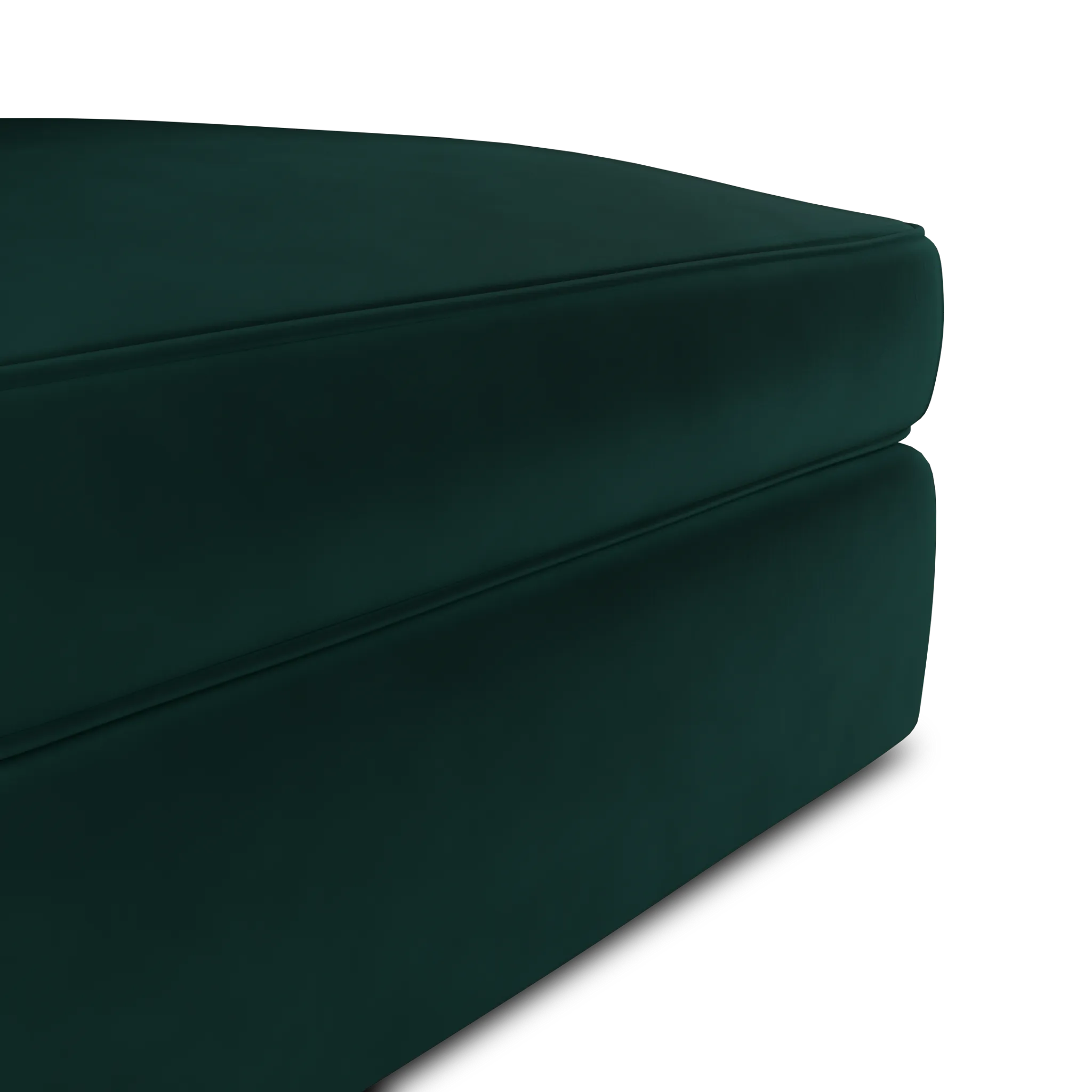 Siesta Joya Green Fabric Ottoman