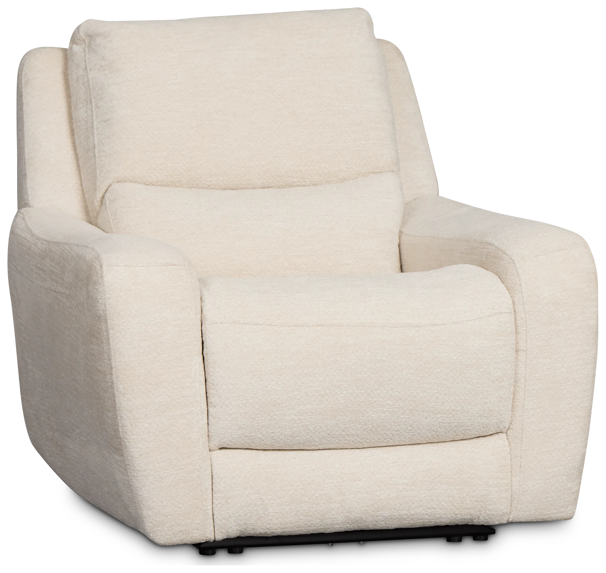 Bennett Light Beige Fabric Power Recliner