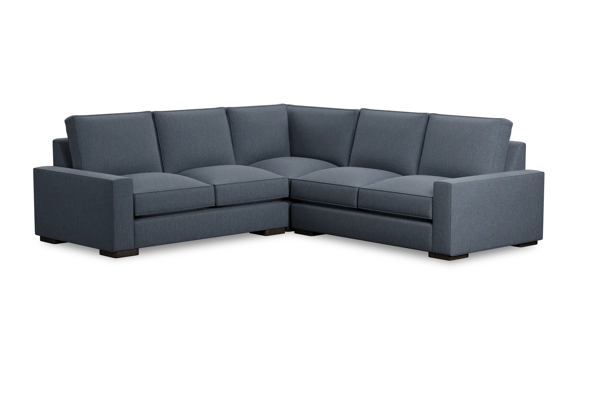 Edgewater Victory Dark Blue Small Two-arm Sectional