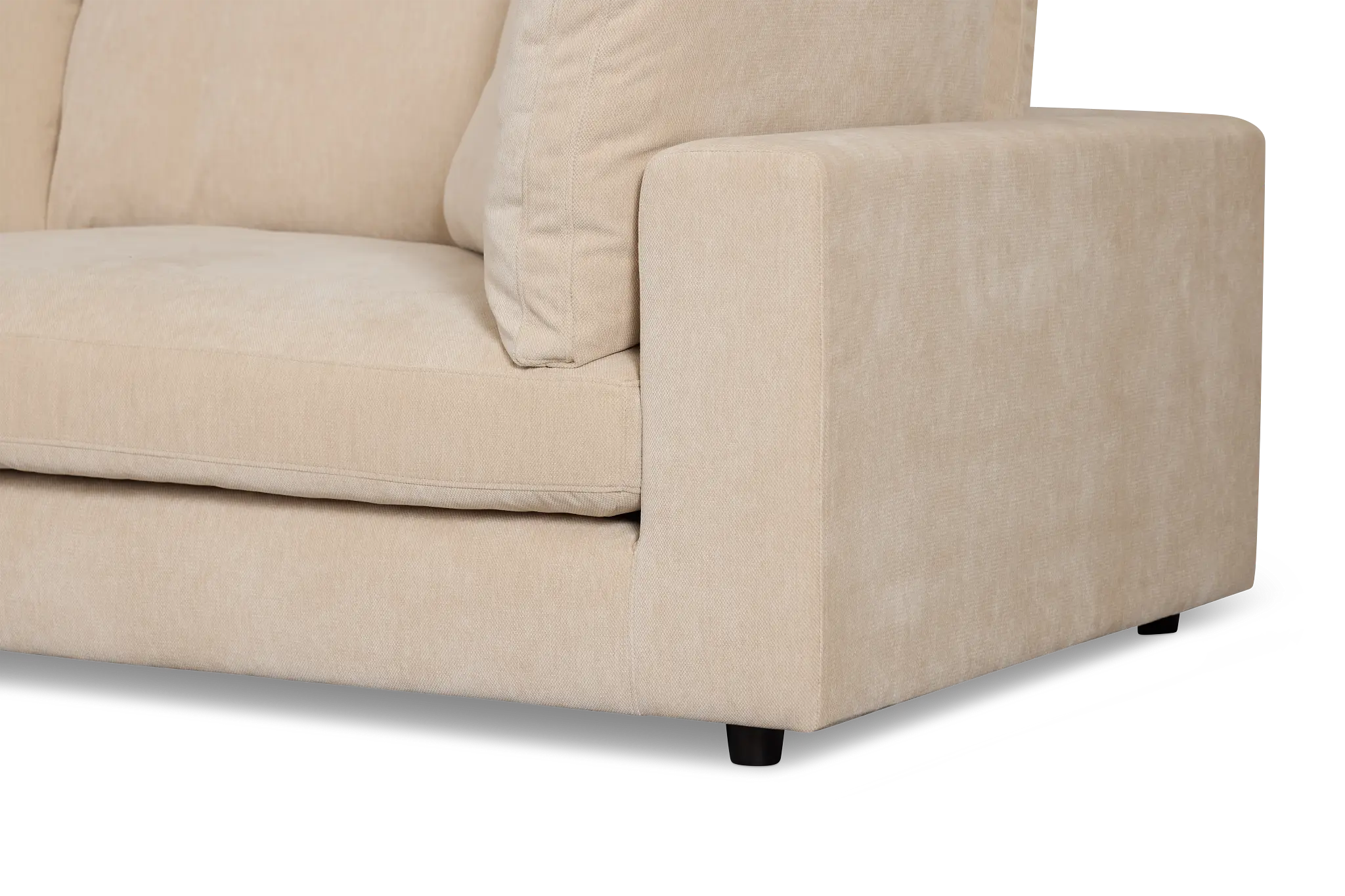 Lounge Light Beige Fabric Left Chaise Sectional Lounge Light Beige Fabric Left Chaise Sectional