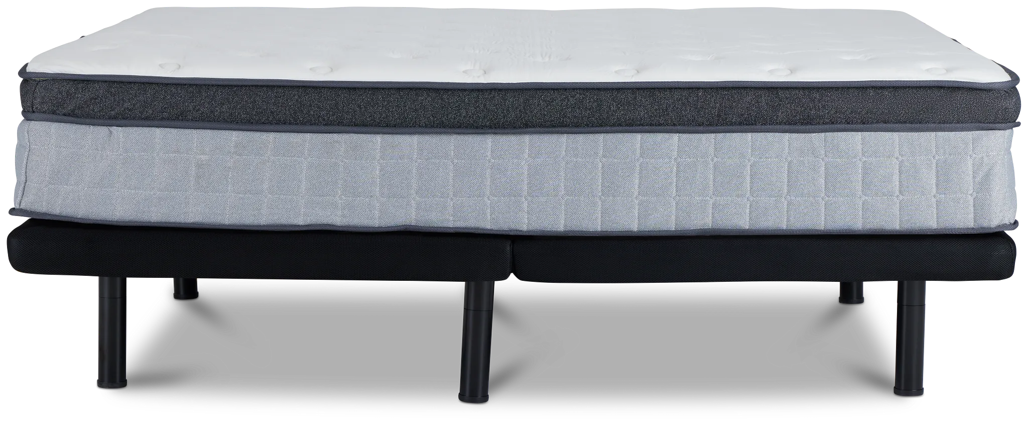 Rest & Renew By Zinus Pocket Innerspring 14" Elite Adjustable Mattress Set