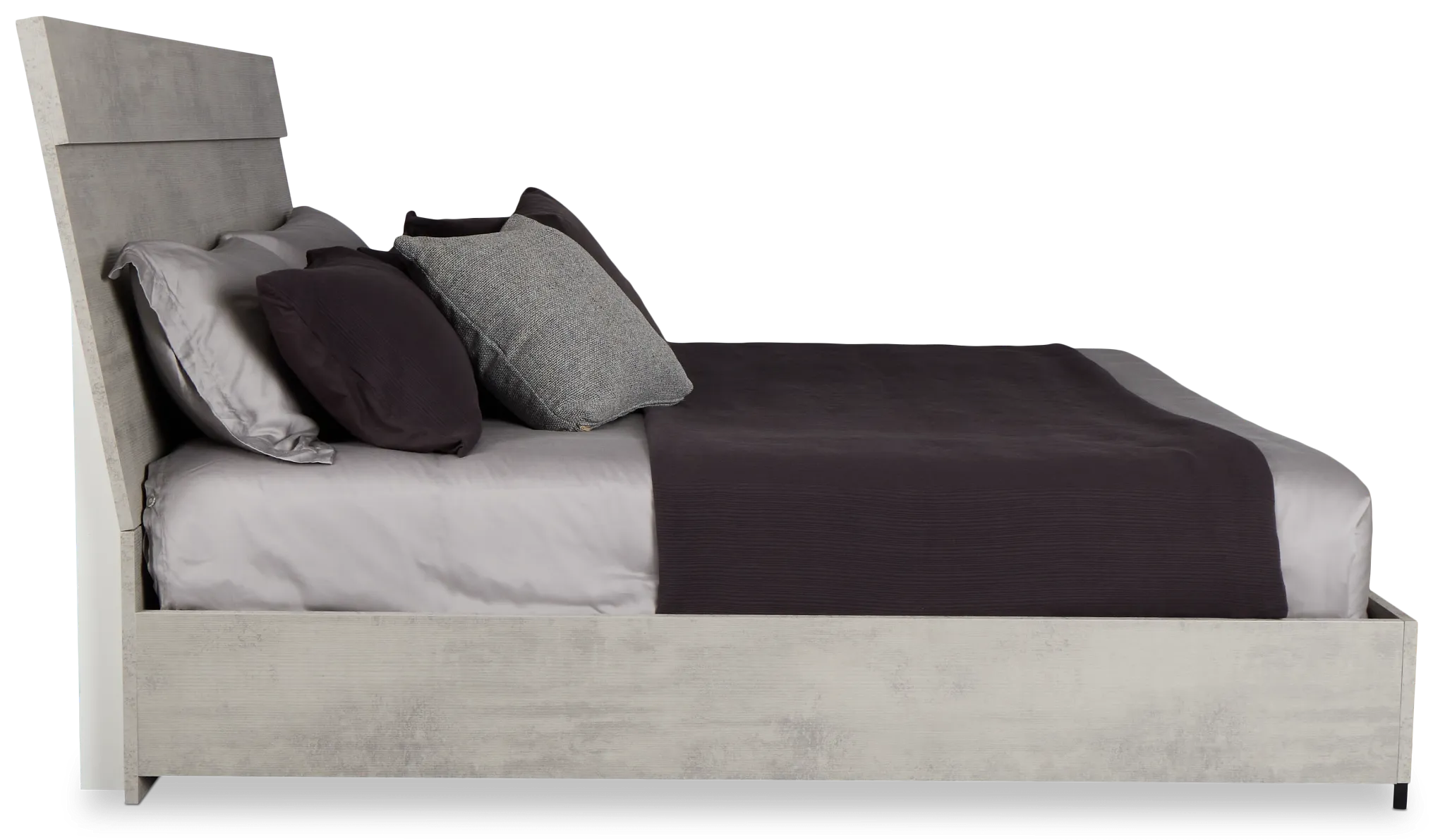 Pomona Gray Panel Bed