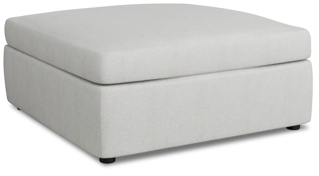 Destin Sutton Gray Fabric Cocktail Ottoman Destin Sutton Gray Fabric Cocktail Ottoman