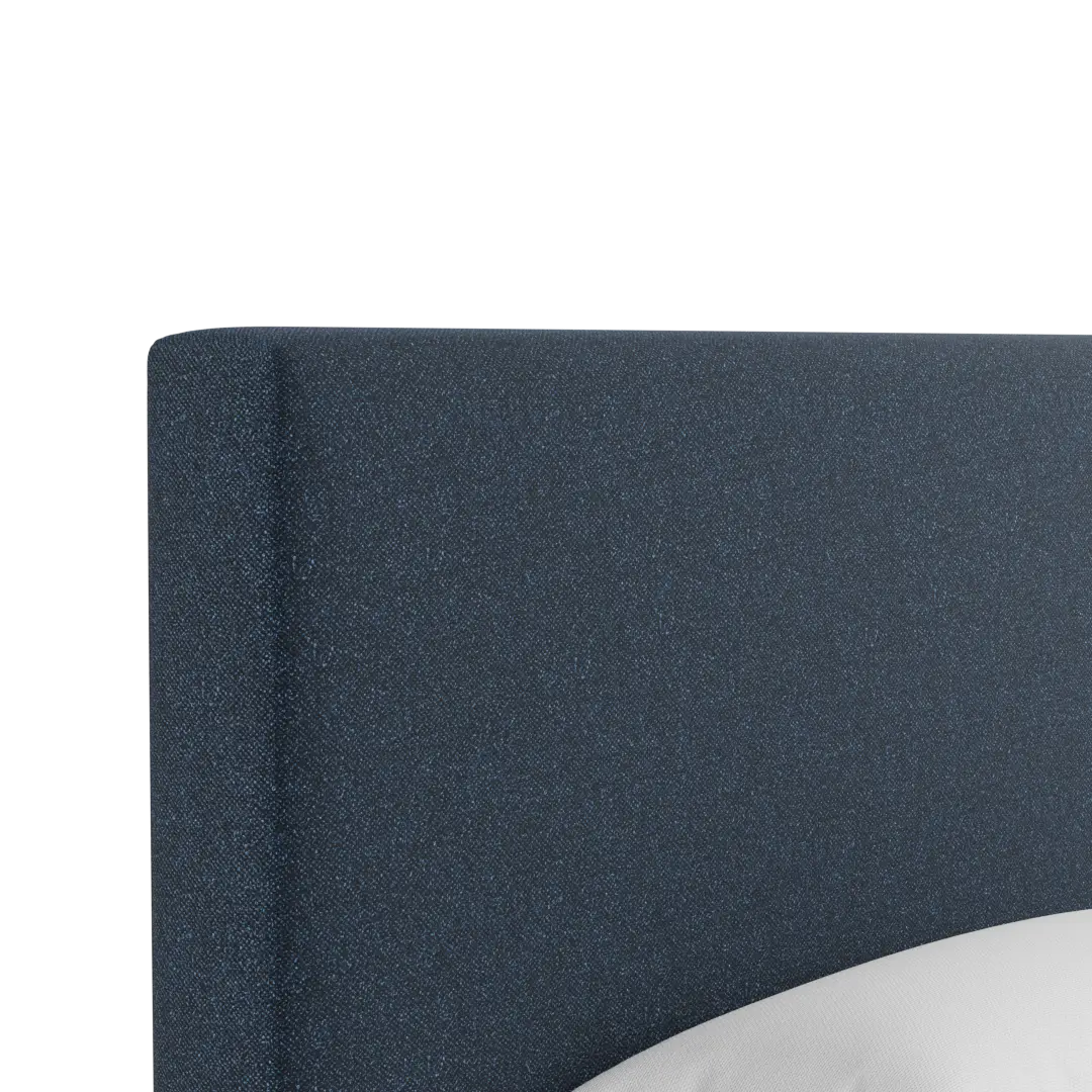 Grayton Elite Dark Blue 54" Upholstered Platform Bed Grayton Elite Dark Blue 54" Upholstered Platform Bed